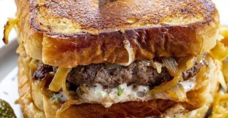 French Onion Patty Melt