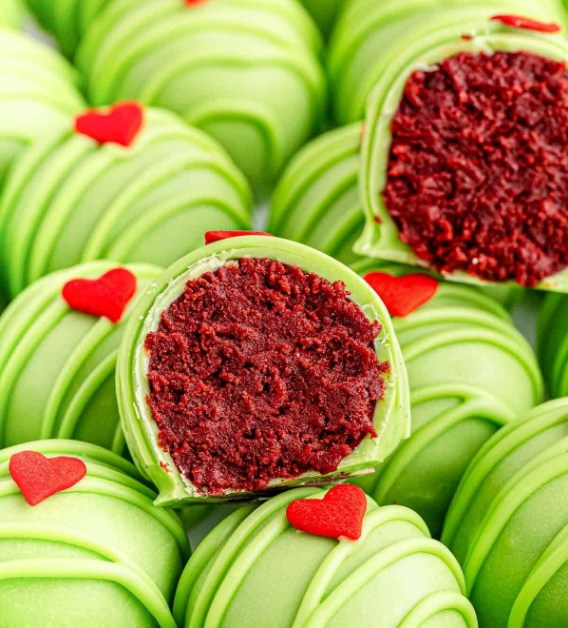Grinch Oreo Balls