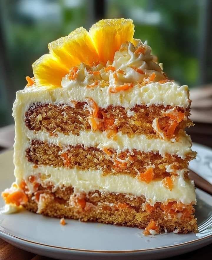 Hawaiian Carrot Pineapple Cake