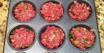 Home Make Meatloaf In A Muffin Pan