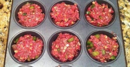 Home Make Meatloaf In A Muffin Pan