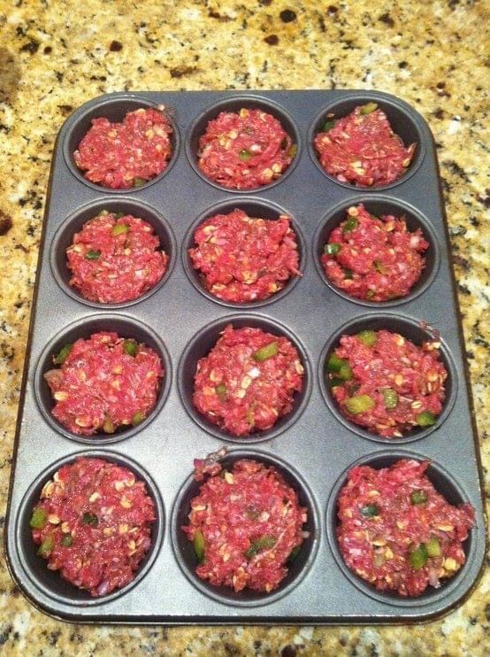 Home Make Meatloaf In A Muffin Pan