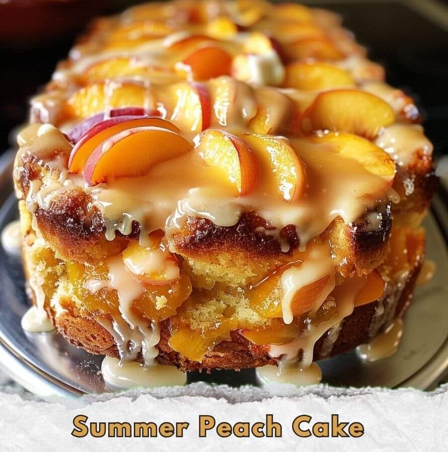 Irresistible Summer Peach Cake