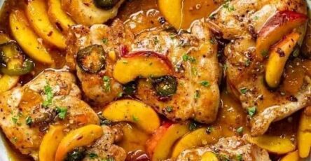 Jalapeno Peach Chicken