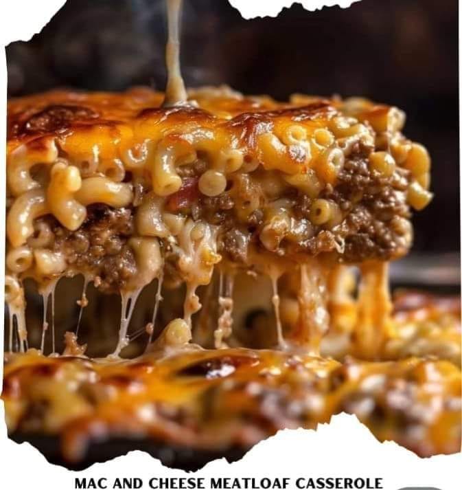 Mac And Cheese Meatloaf Casserol