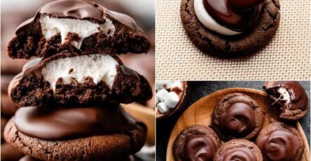 Marshmallow Surprise Hot Cocoa Cookies