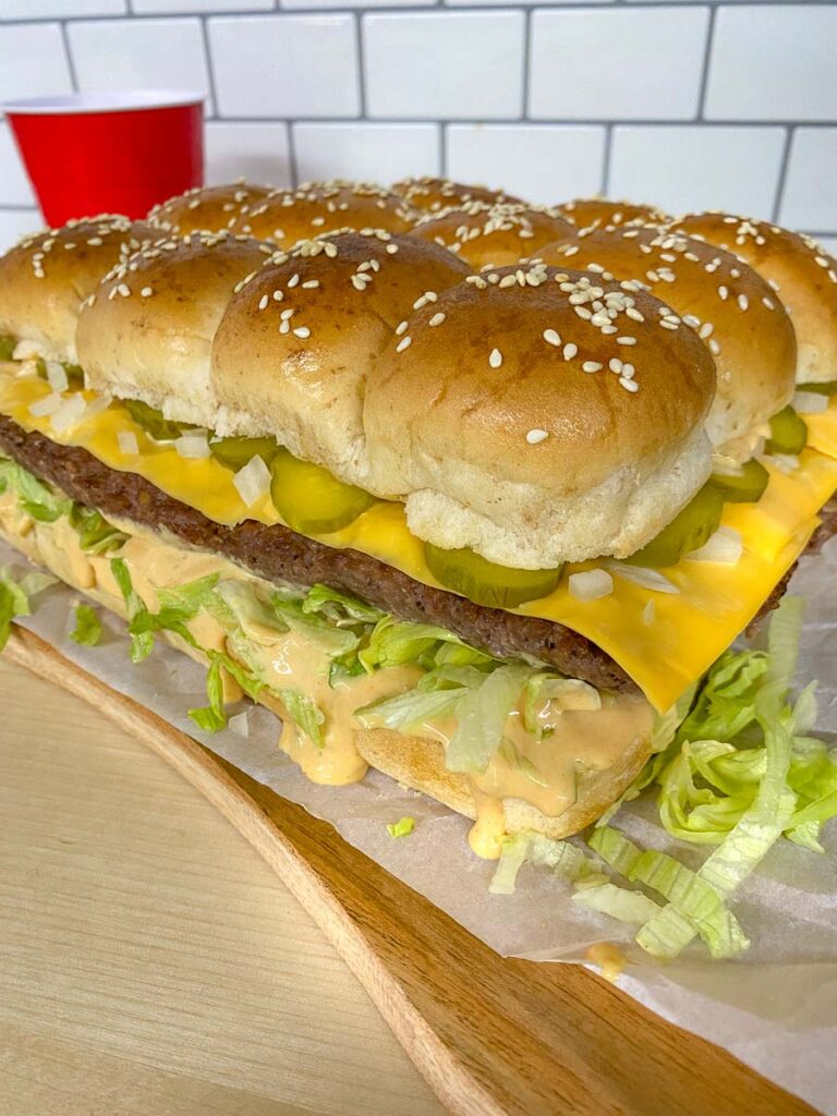 Mini Big Mac Cheeseburgers