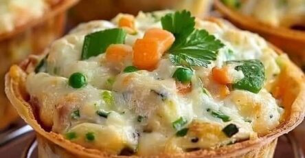 Mini Chicken Pot Pie Muffins
