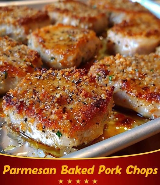 Parmesan Baked Pork Chops
