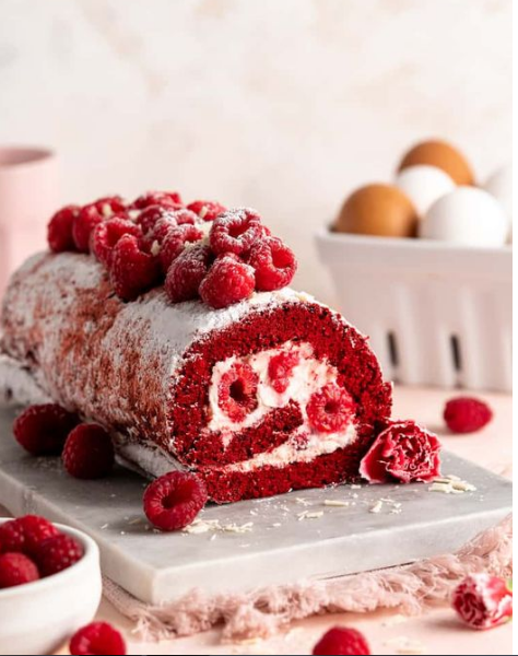 Red Velvet Cake Roll