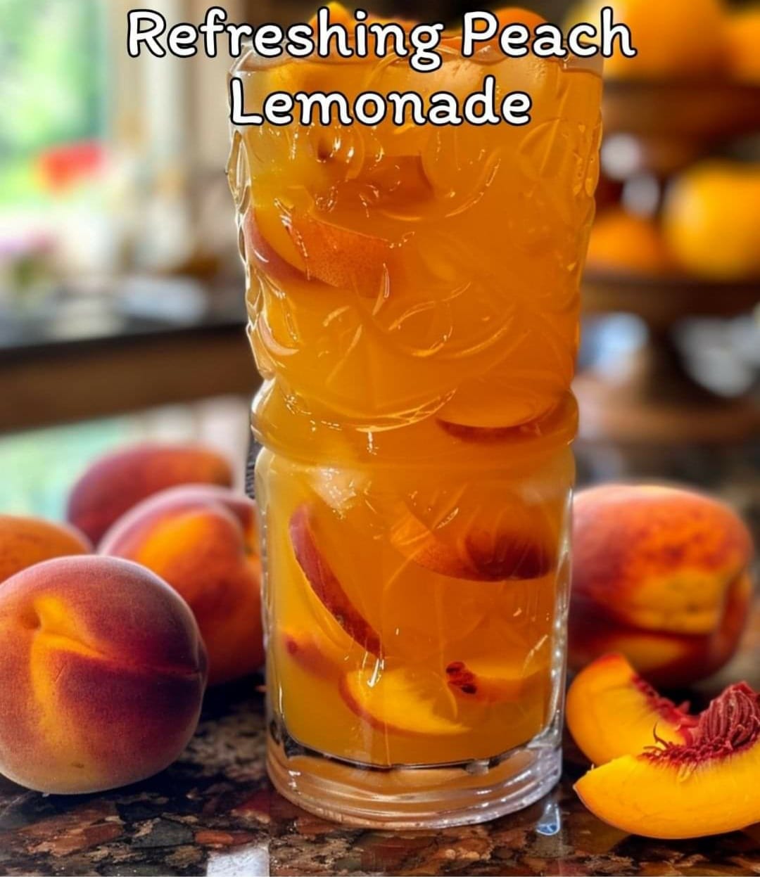 Refreshing Peach Lemonade