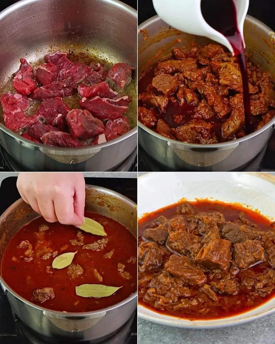 Rustic Red Wine And Herb Beef Stew