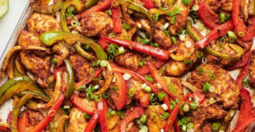 Sheet Pan Chicken Fajitas