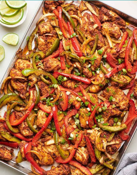 Sheet Pan Chicken Fajitas