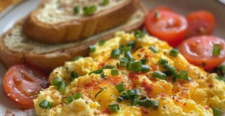 Scrambled Eggs With Cheeselicious And High Protein