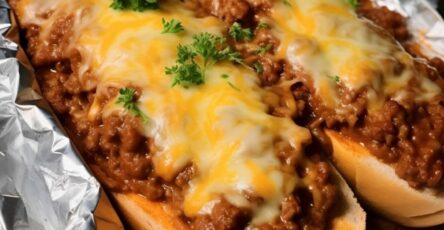 Sloppy Joe Garlic Bread