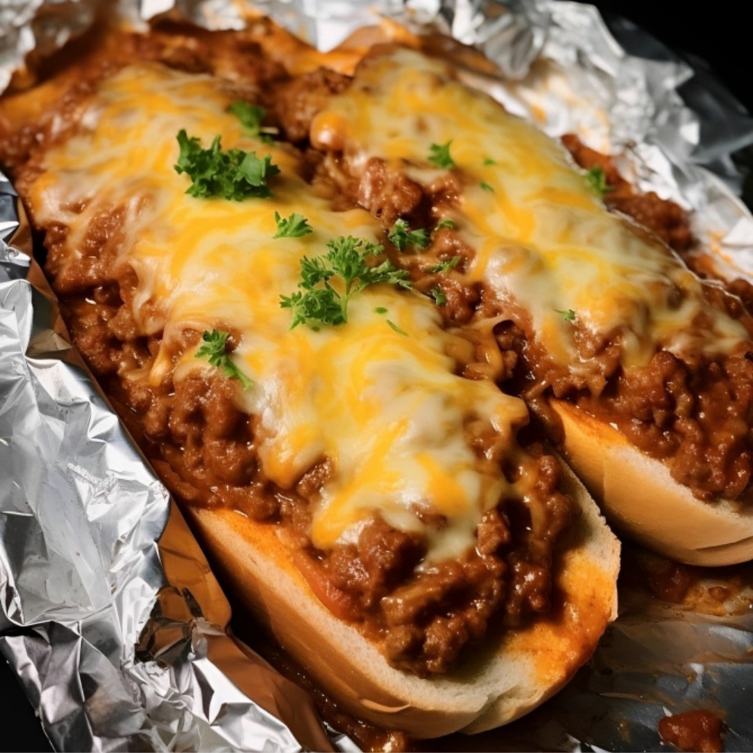 Sloppy Joe Garlic Bread
