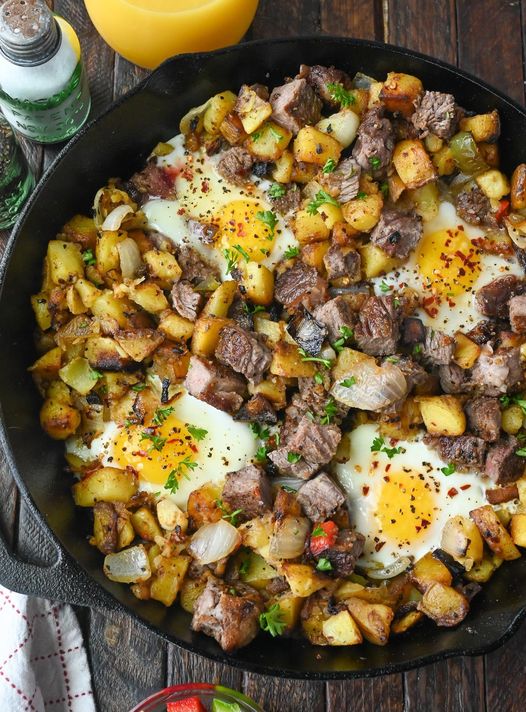 Steak And Potato Breakfast