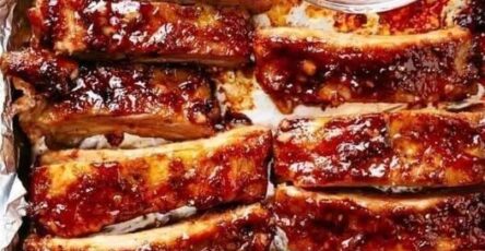 Sticky Oven Barbecue Ribs