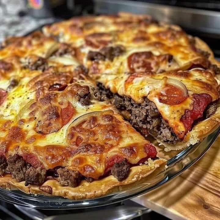 The Pizza Burger Pie !