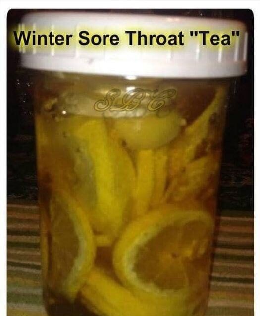 Winter Sore Throat “tea”