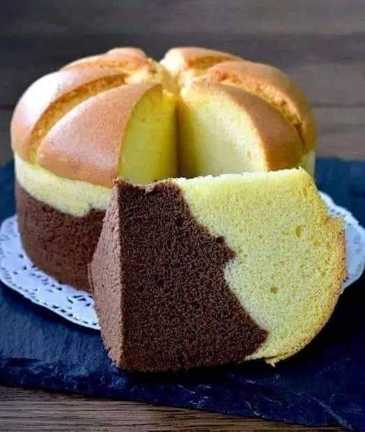 Brownie butter cake