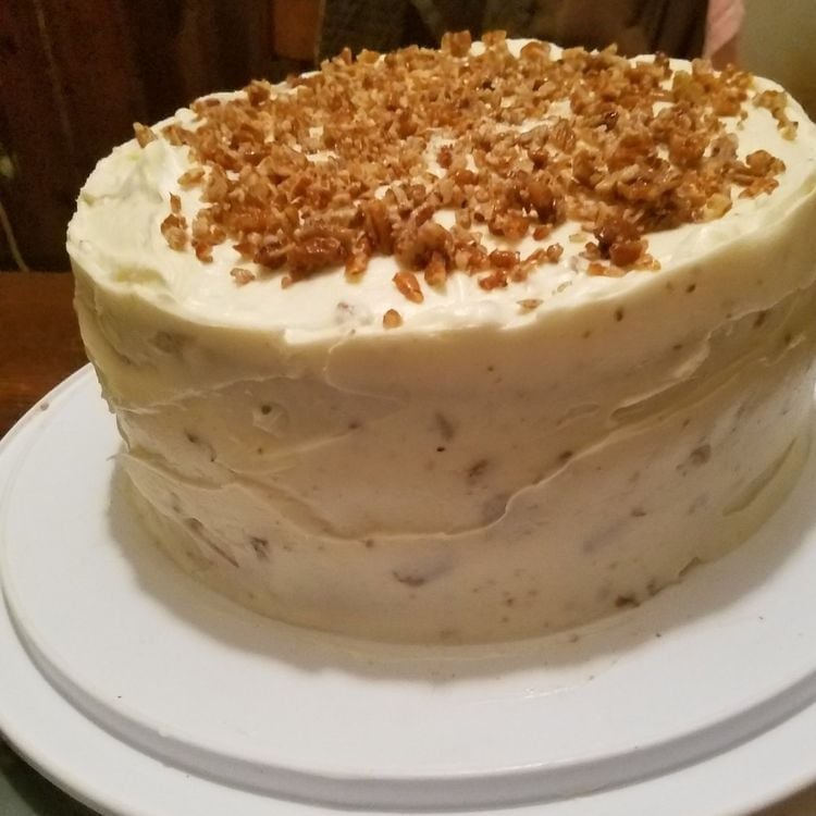 Butter pecan cake
