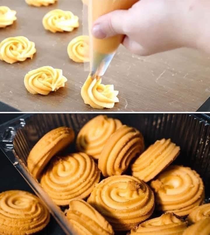 Butter Piped Cookies