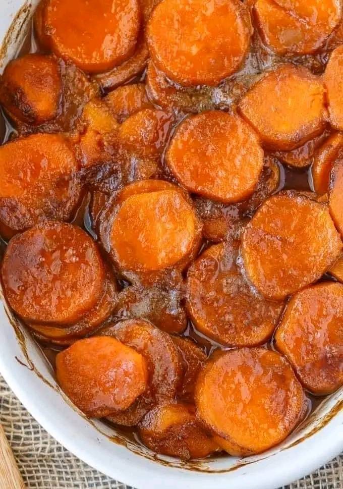 Candied sweet potatoes