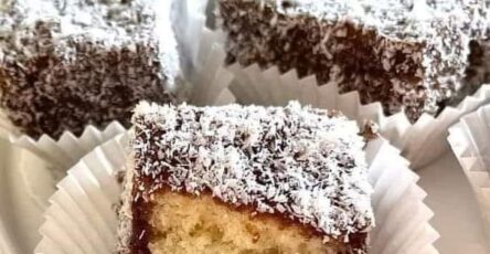 Chocolate lamingtons