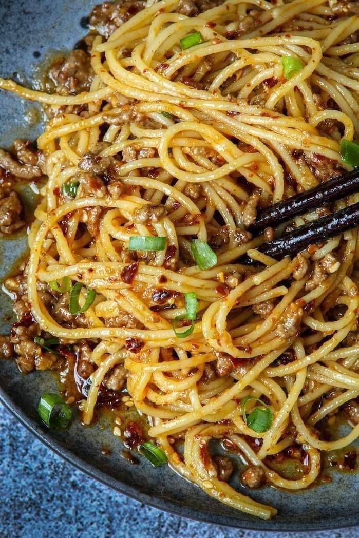 Ground beef noodles