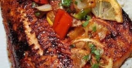 Jerk lemon eer salmon