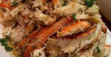 Lemon butter crab