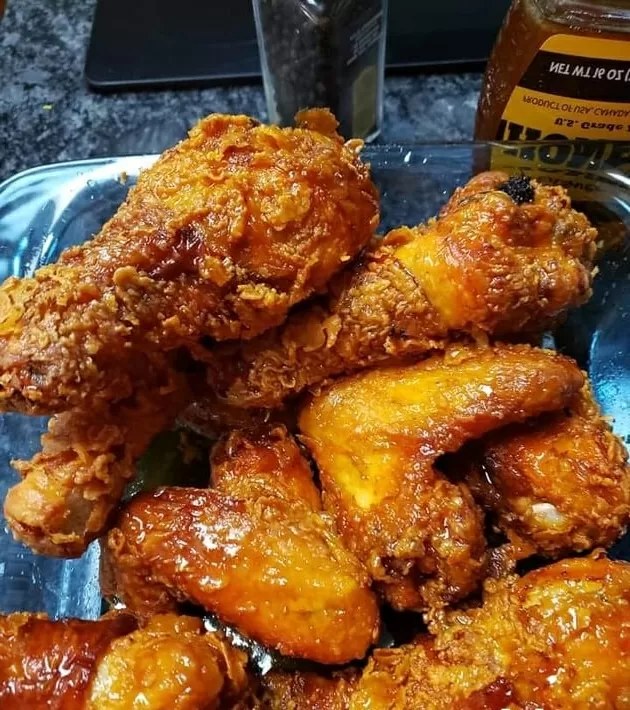 Lemon pepper honey fried chicken