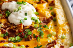 Loaded Mashed Potato Casserole