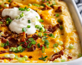 Loaded Mashed Potato Casserole