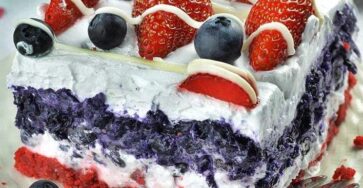 No Bake Summer Berry Lasagna