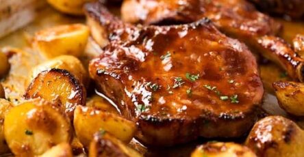 Oven Baked Pork Chops With Potatoes