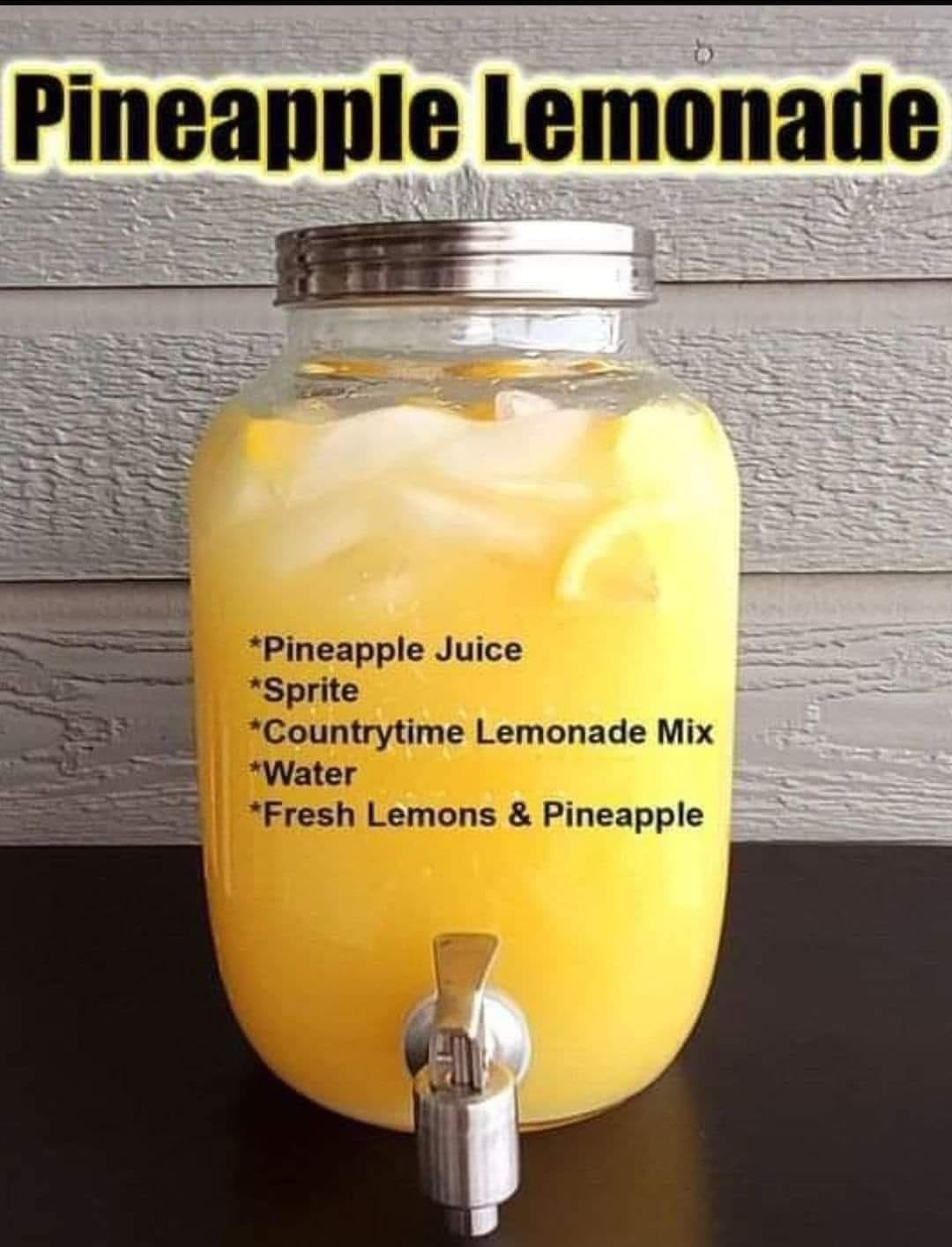 Pineapple Lemonade!