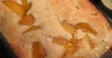 Peach cobbler