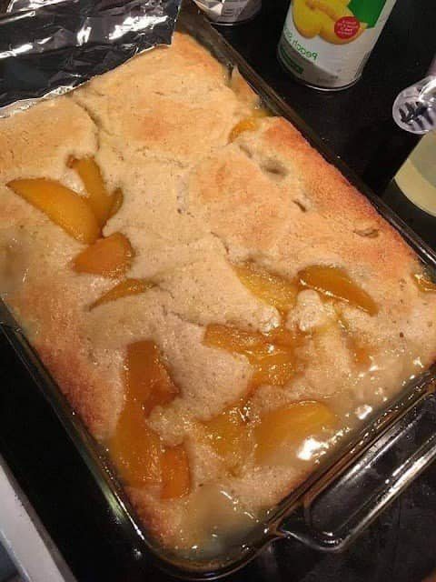 Peach cobbler