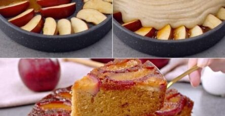 Quick homemade apple cake