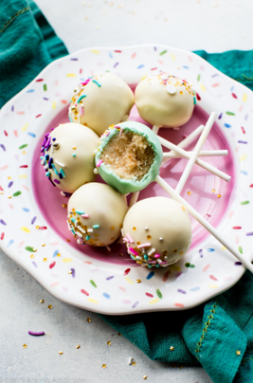 Quickhomemade cake pops