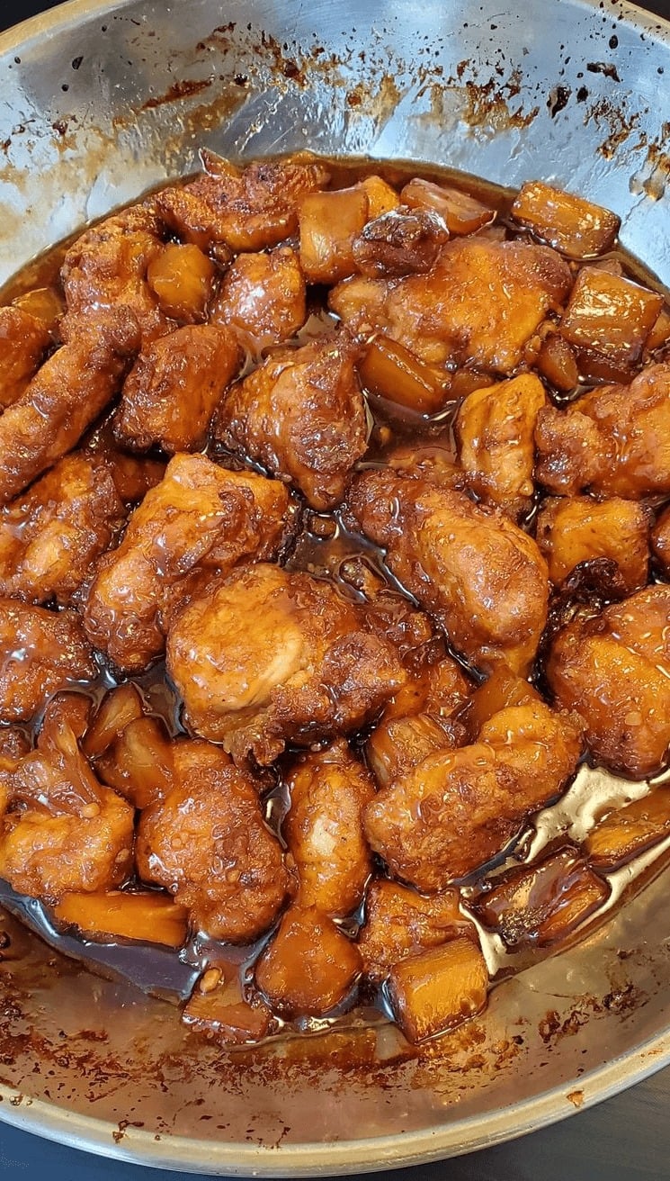 Sweet hawaiian crockpot chicken