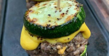 Zucchini beef sliders