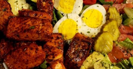 Blackened salamon