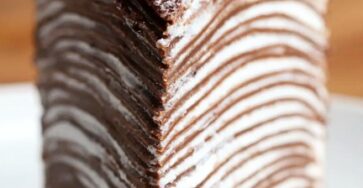 Mille crepe cake