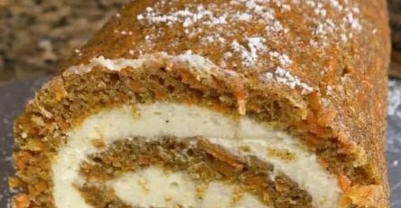Traditional pumpkin roll