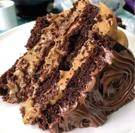 Triple chocolate cake