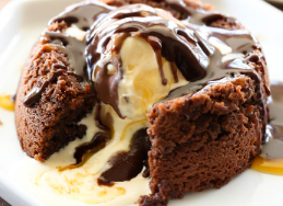 Chocolate molten lava cake